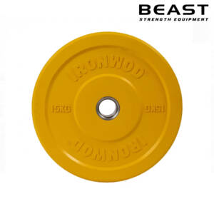 Set bánh tạ Ironwod Economic Bumper Plate 11 Ironwod Economic Bumper Plate 15kg