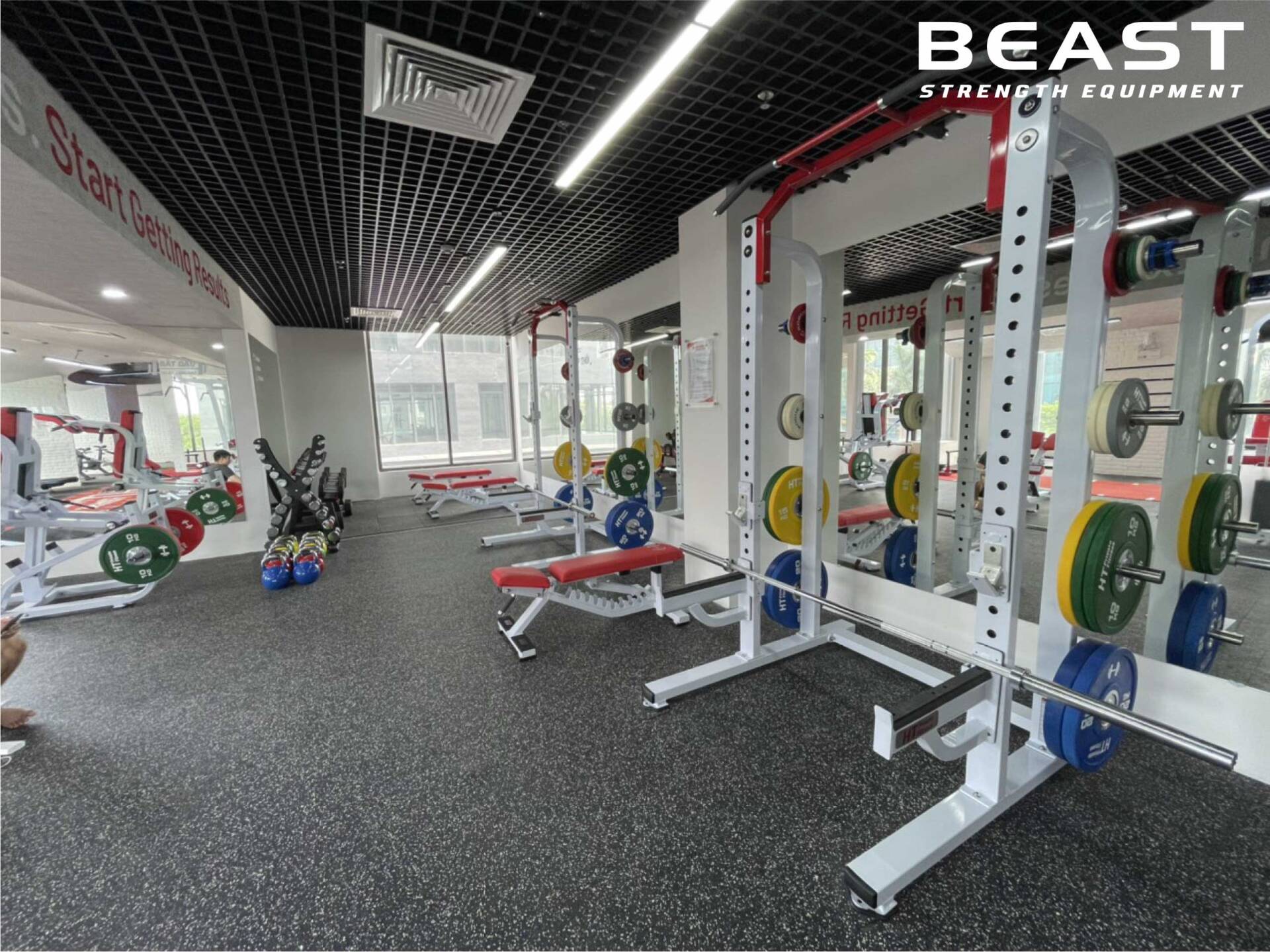 Khung gánh tạ Half Rack của Beast Việt Nam