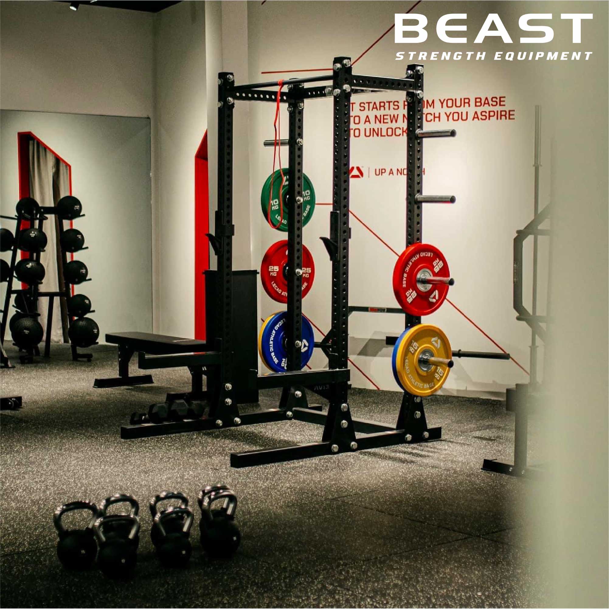 Khung gánh tạ Half Rack của Beast Việt Nam