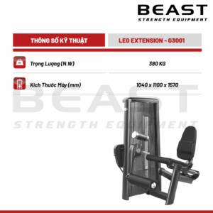 Máy đá chân DHZ Leg Extension