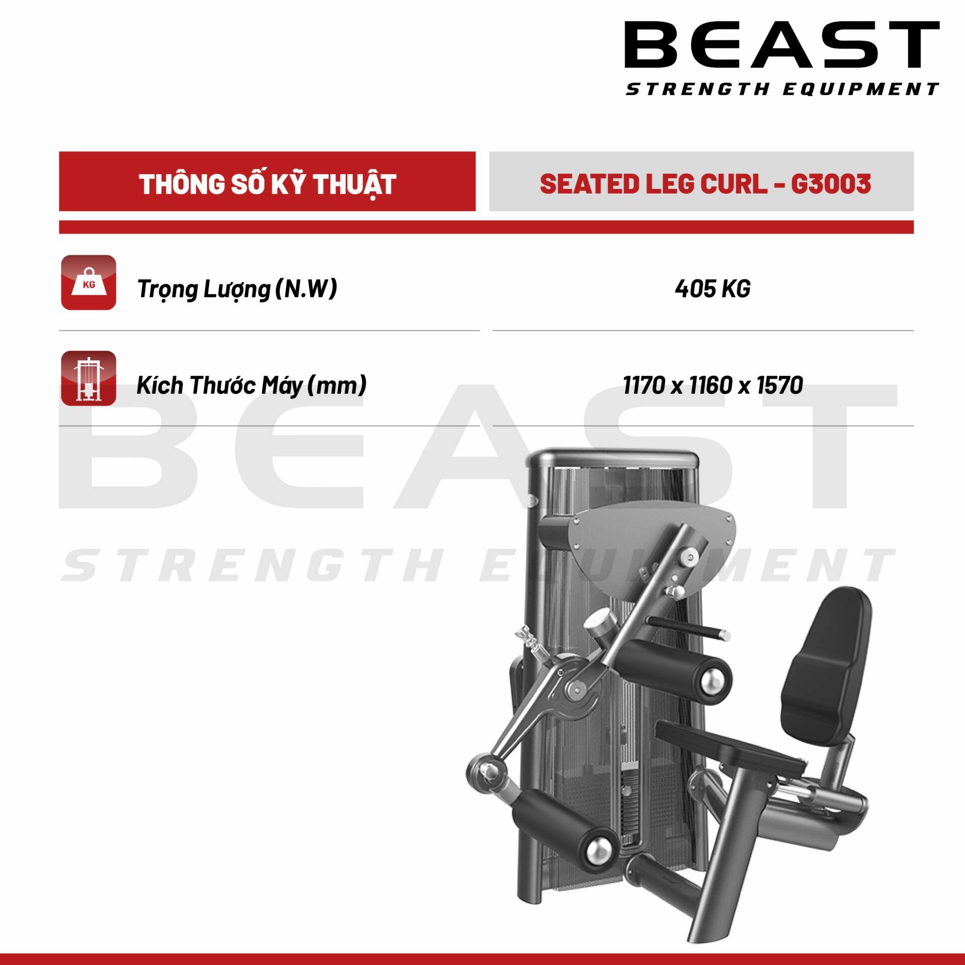 Máy tập đùi sau Gym80 Seated Leg Curl 5 Máy tập đùi sau Gym80 Seated Leg Curl