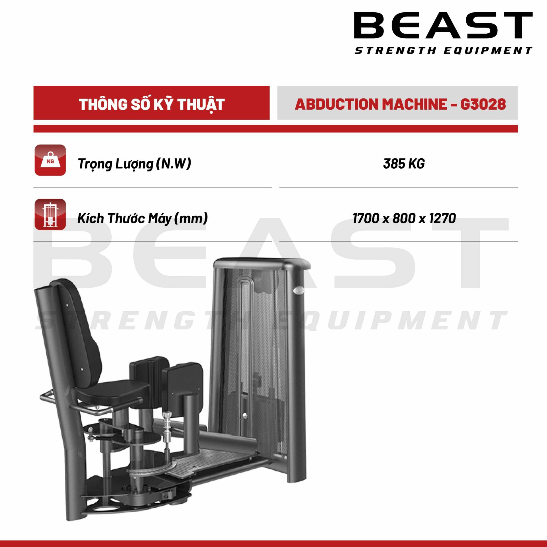 Máy tập mông Gym80 Abduction Machine 5 Máy tập mông Gym80 Abduction Machine