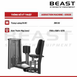 Máy tập đùi ngoài DHZ Adduction Machine