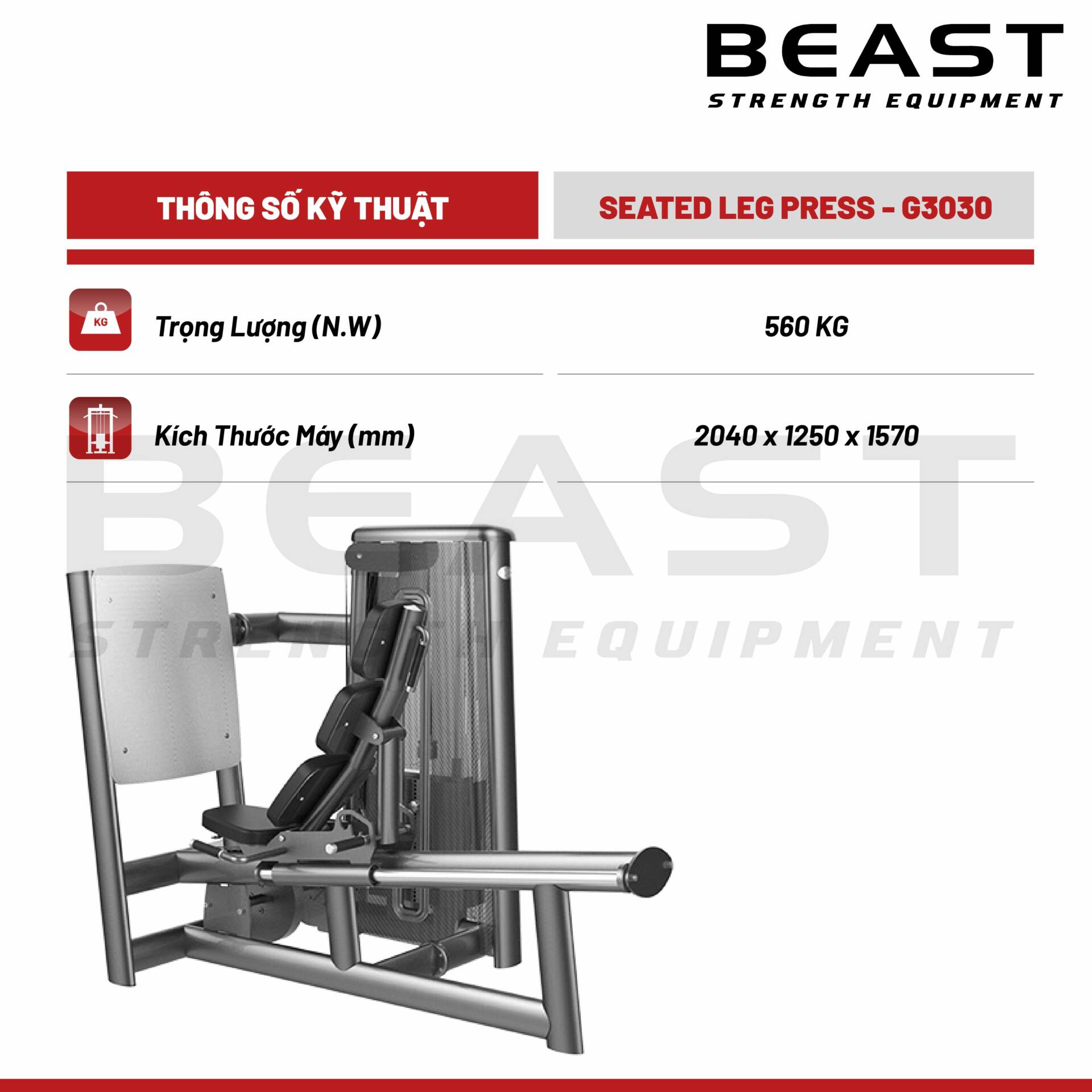 Máy đạp đùi Gym80 Seated Leg Press 5 Máy đạp đùi Gym80 Seated Leg Press