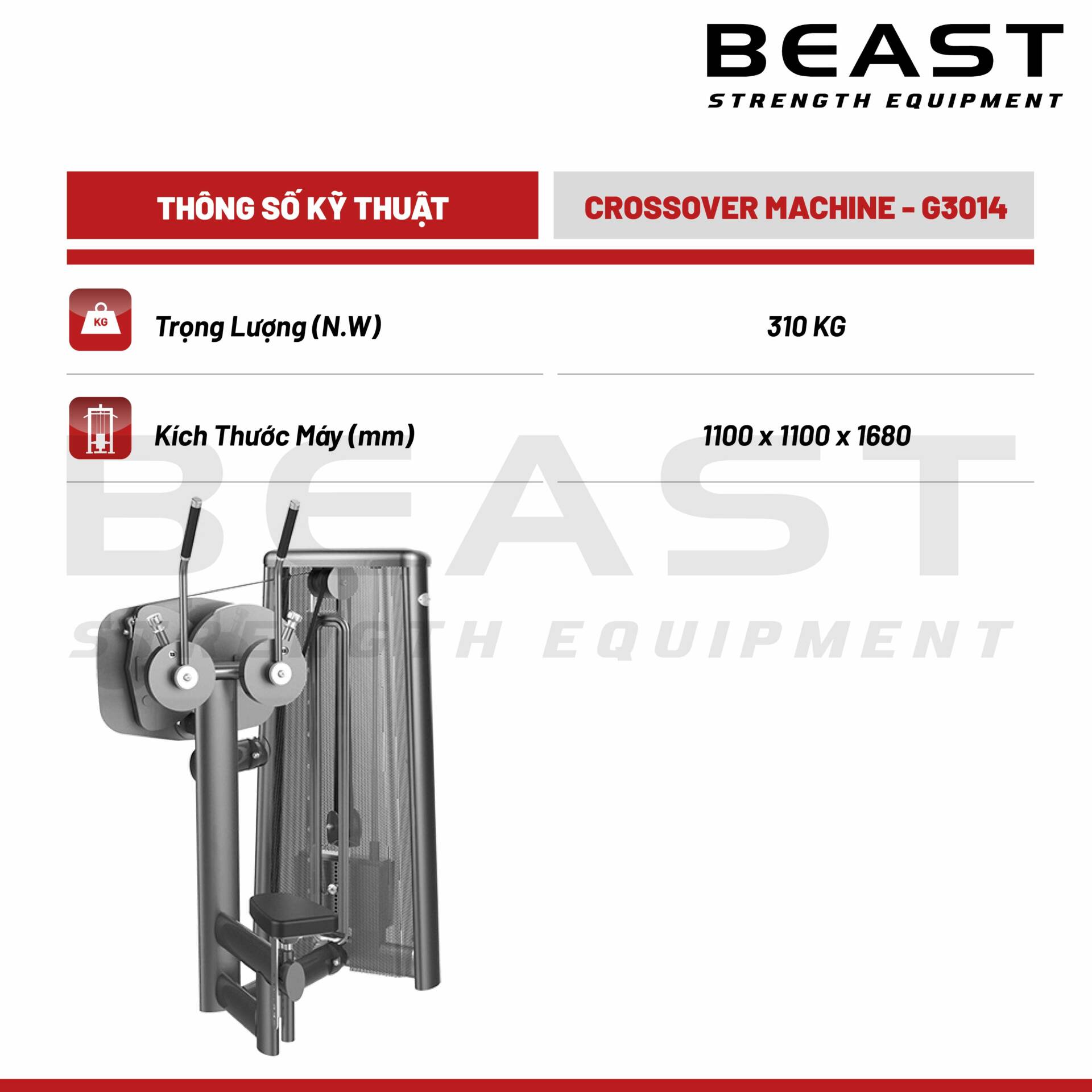 Máy tập ngực Gym80 Crossover Machine 5 Máy tập ngực Gym80 Crossover Machine