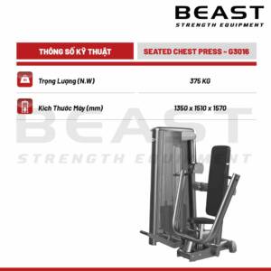 Máy ngồi đẩy ngực DHZ Seated Chest Press