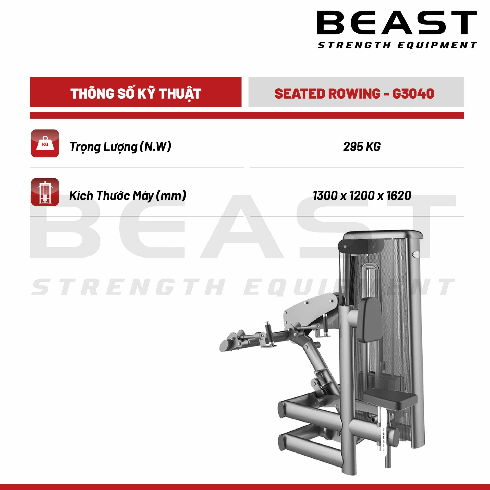 Máy kéo lưng Gym80 Seated Rowing Machine 5 Máy kéo lưng Gym80 Seated Rowing Machine