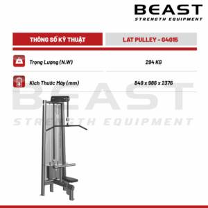 Máy kéo lưng DHZ Lat Pulley