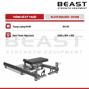 Máy tập mông DHZ Glute Builder