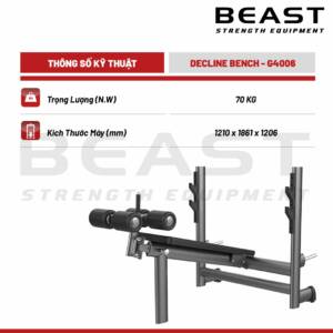 Ghế dốc xuống DHZ Decline Bench