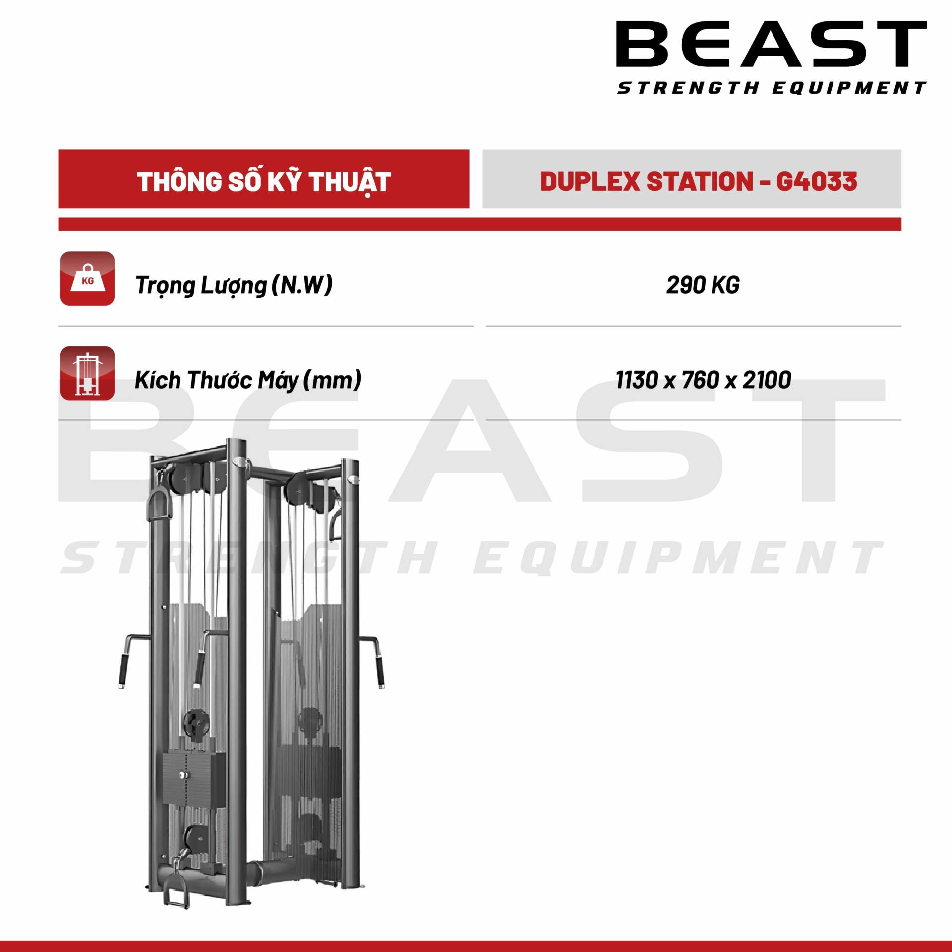 Giàn tạ đa năng Gym80 Duplex Station 5 Giàn tạ đa năng Gym80 Duplex Station