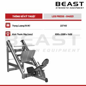 Máy đạp chân DHZ Leg Press