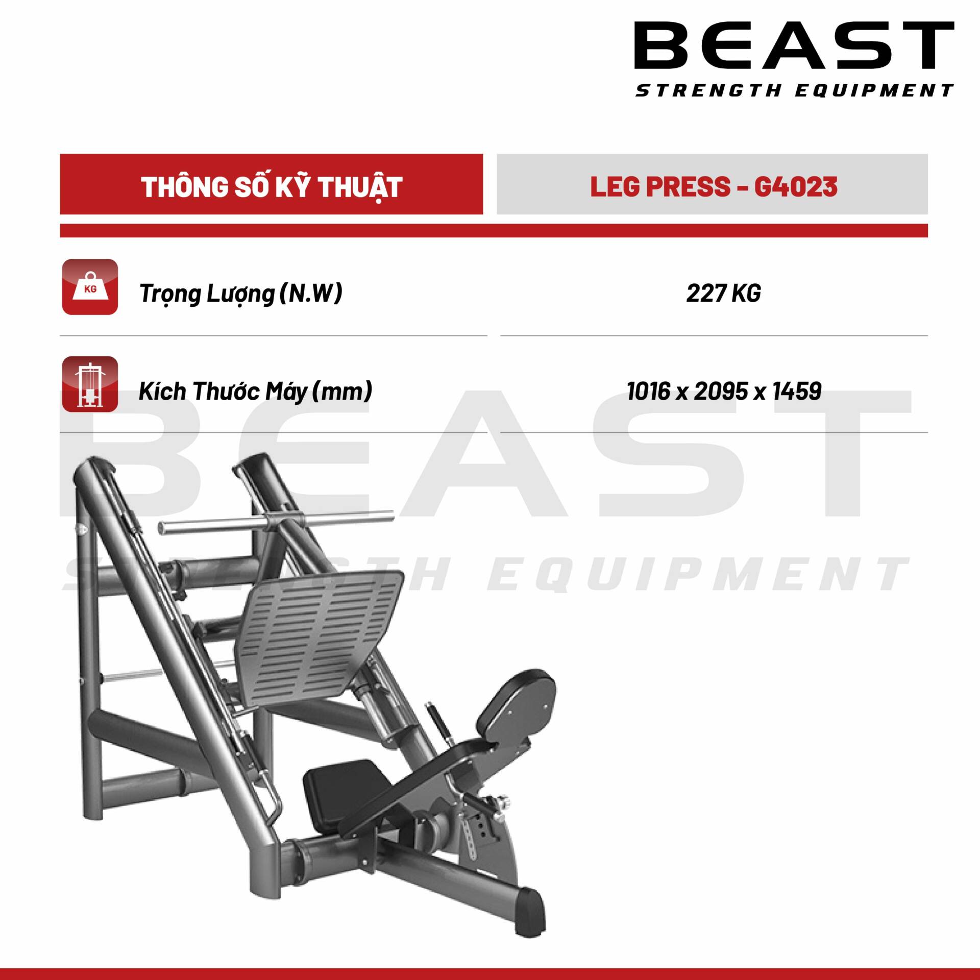 Máy đạp đùi Gym80 Leg Press 5 Máy đạp đùi Gym80 Leg Press