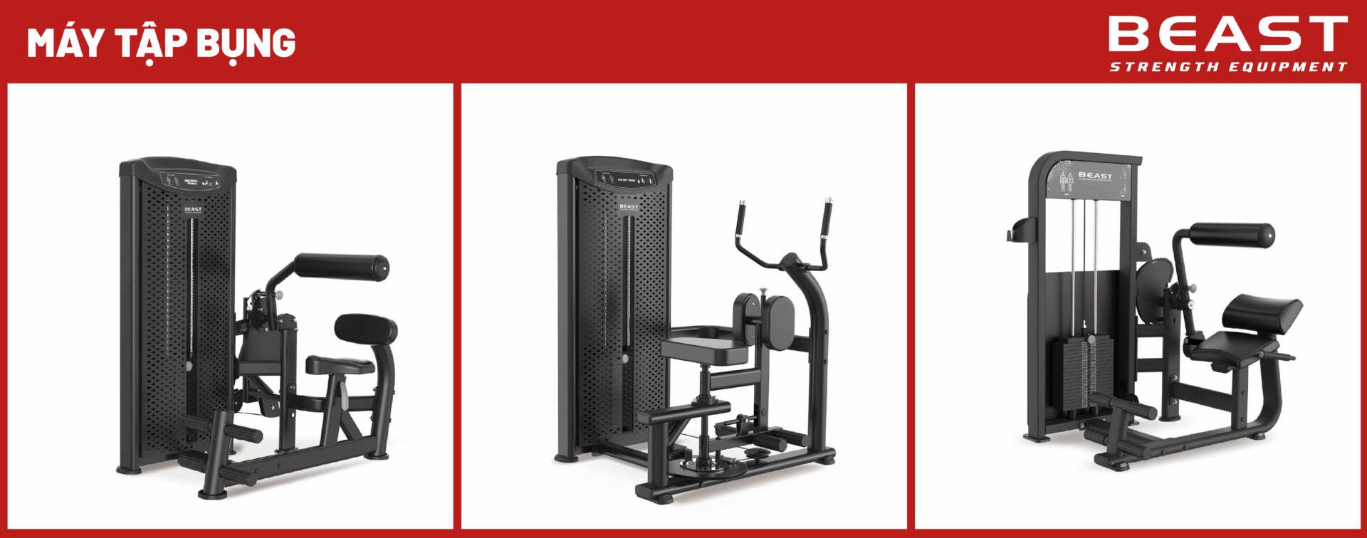 Các mẫu máy tập bụng của Beast Việt Nam