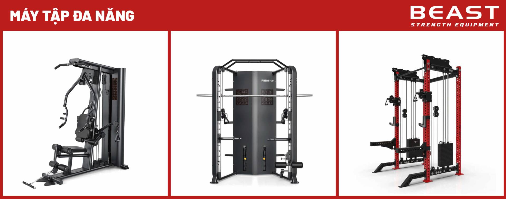 Các mẫu máy tập đa năng của Beast Việt Nam
