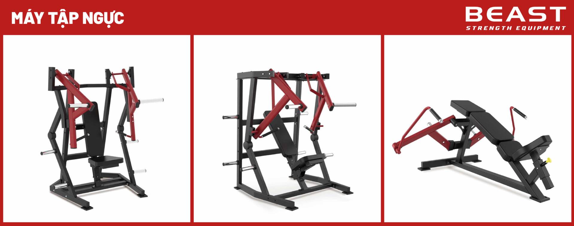 Các mẫu máy tập ngực của Beast Việt Nam