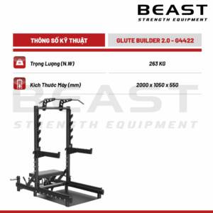 Máy tập mông DHZ Glute Builder 2.0