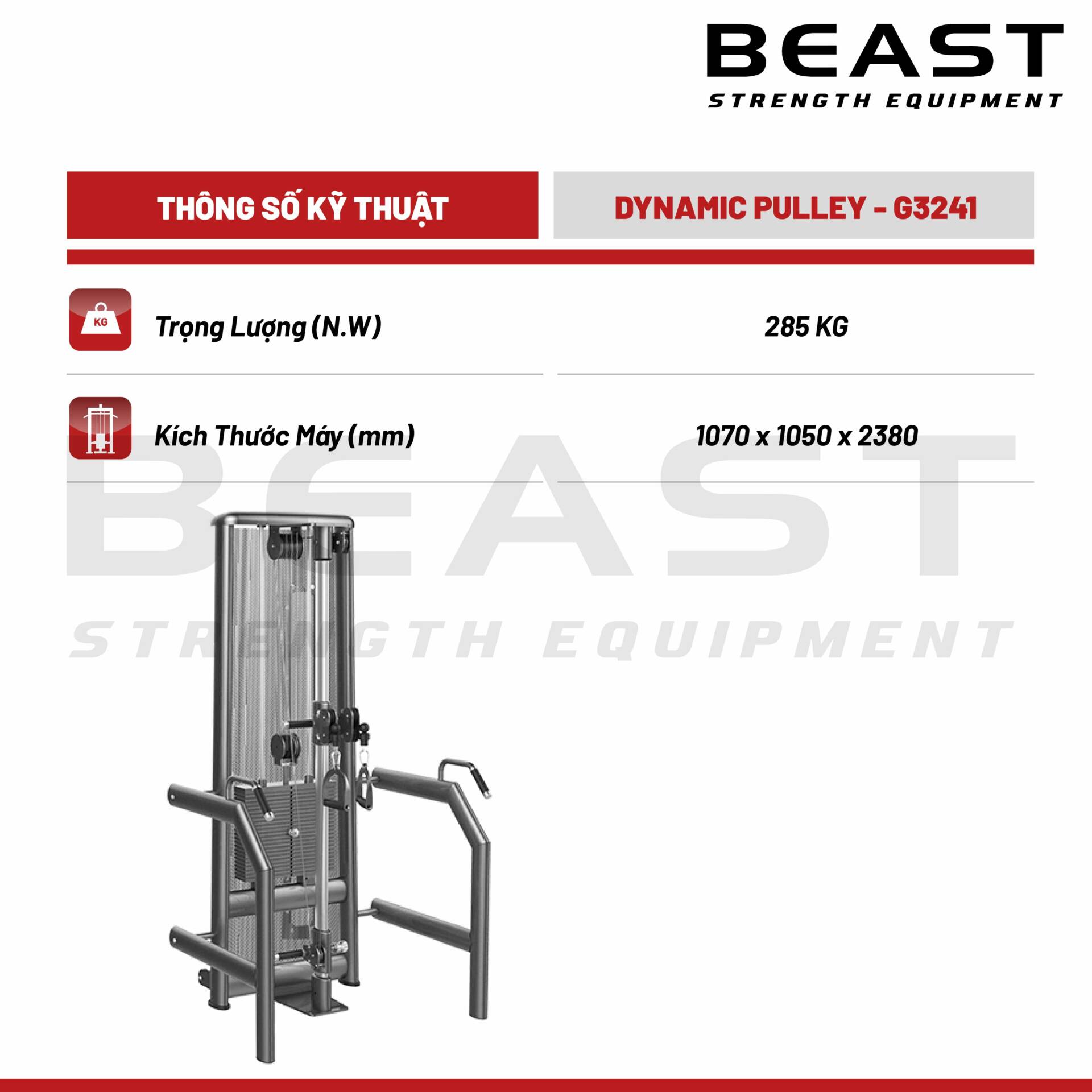 Máy cáp đa năng Gym80 Dynamic Pulley 5 Máy cáp đa năng Gym80 Dynamic Pulley