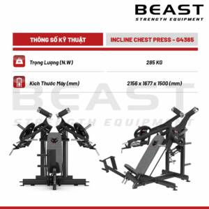 Máy đẩy ngực dốc Pure Kraft Strong Incline Bench Press 8 Máy đẩy ngực dốc Pure Kraft Strong Incline Bench Press