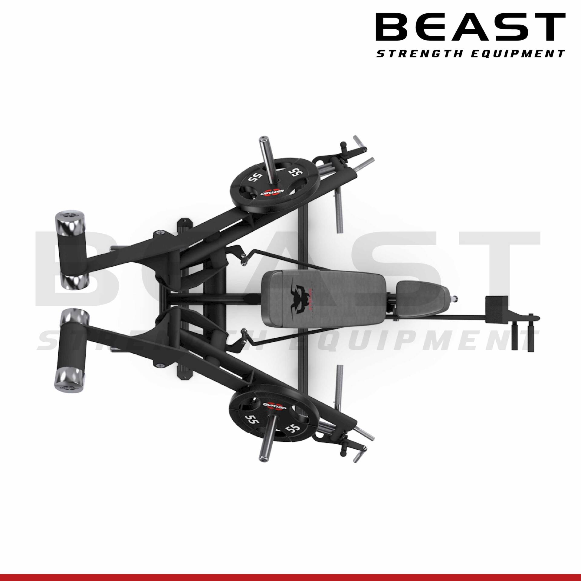 Máy đẩy ngực dốc Pure Kraft Strong Incline Bench Press 17 Máy đẩy ngực dốc Pure Kraft Strong Incline Bench Press