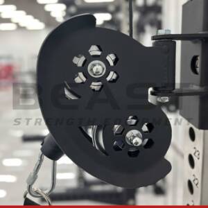 Giàn tạ đa năng Beast Dual Cable Half Rack PR101 18 Khung gánh tạ Beast Dual Cable Half Rack PR101