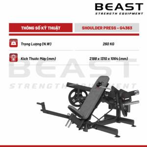 Máy đẩy vai Pure Kraft Strong Shoulder Press 8 Máy đẩy vai Pure Kraft Strong Shoulder Press