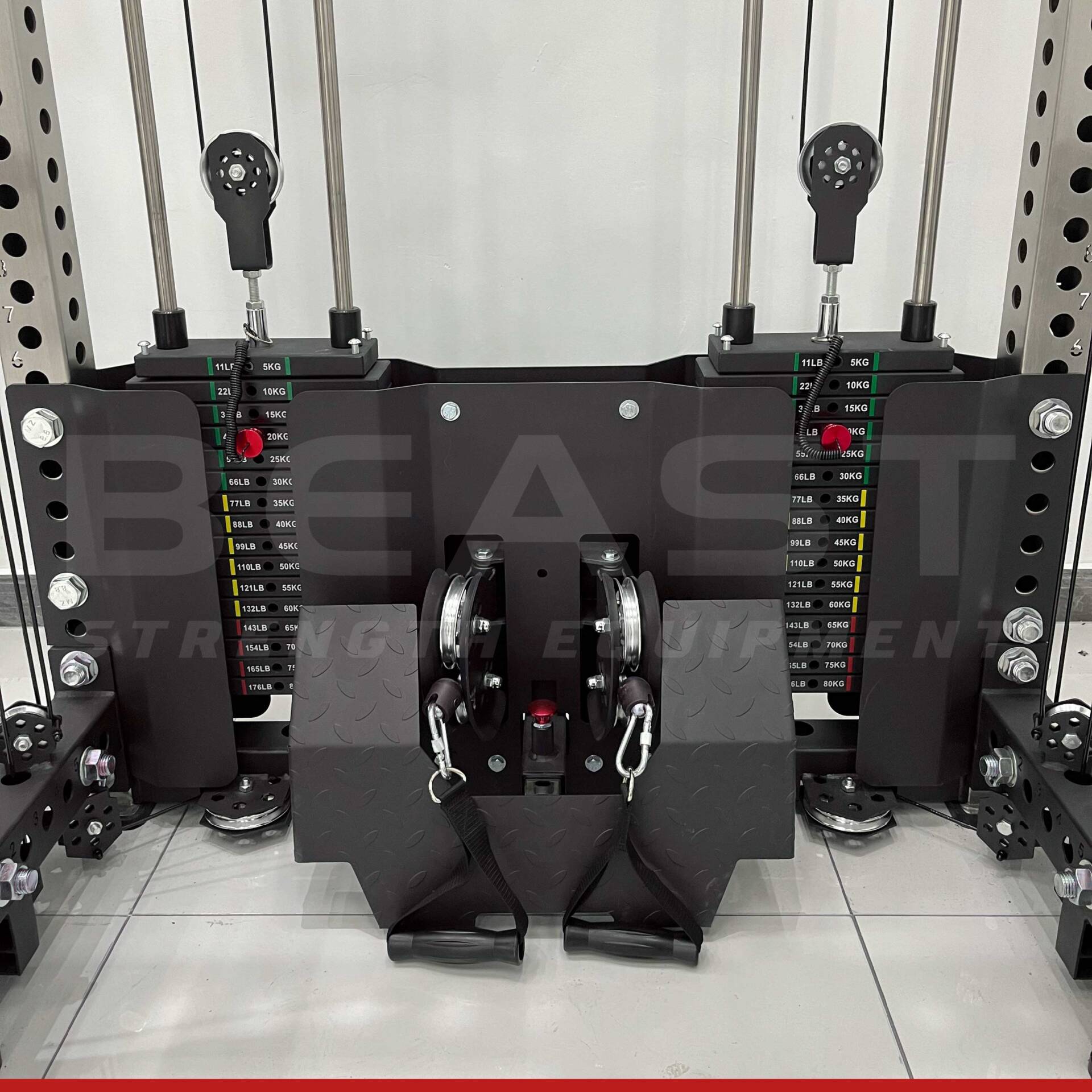 Giàn tạ đa năng Beast Dual Cable Half Rack PR101 31 Giàn tạ đa năng Beast Dual Cable Half Rack PR101
