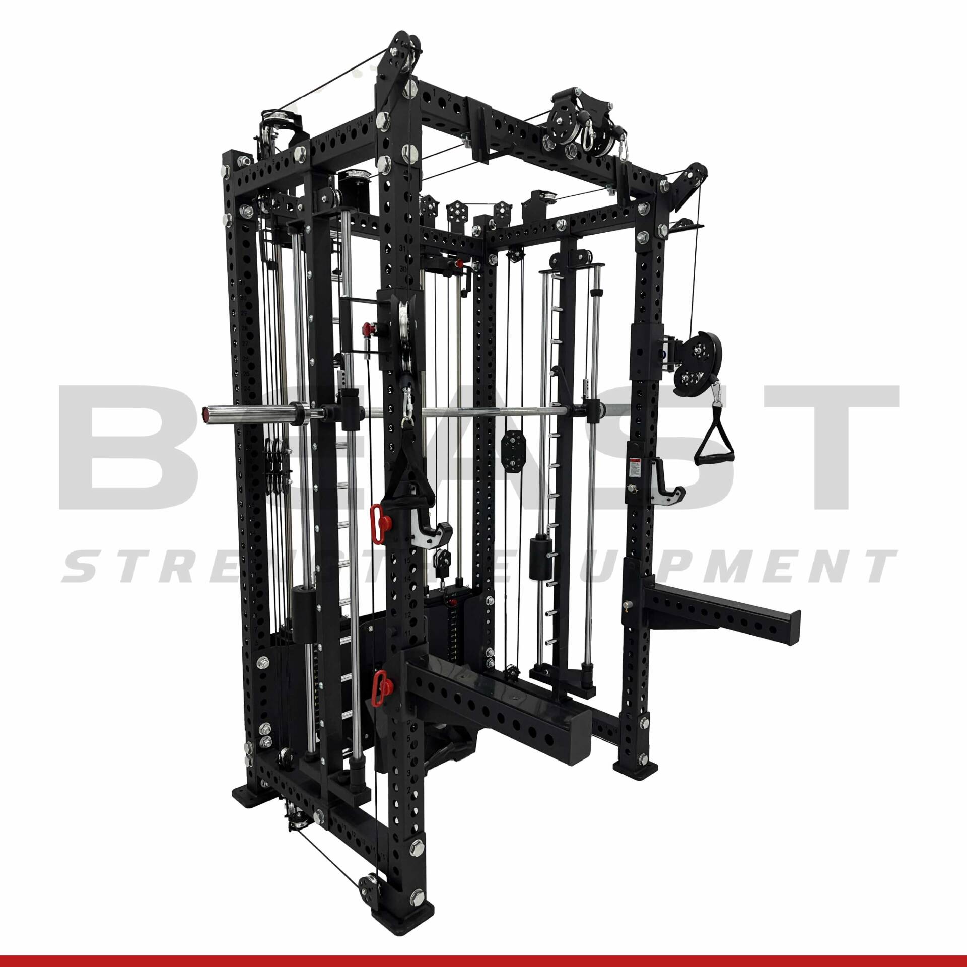 Giàn tạ đa năng Beast Dual Cable Smith Rack PR103 13 Giàn tạ đa năng Beast Dual Cable Smith Rack PR103