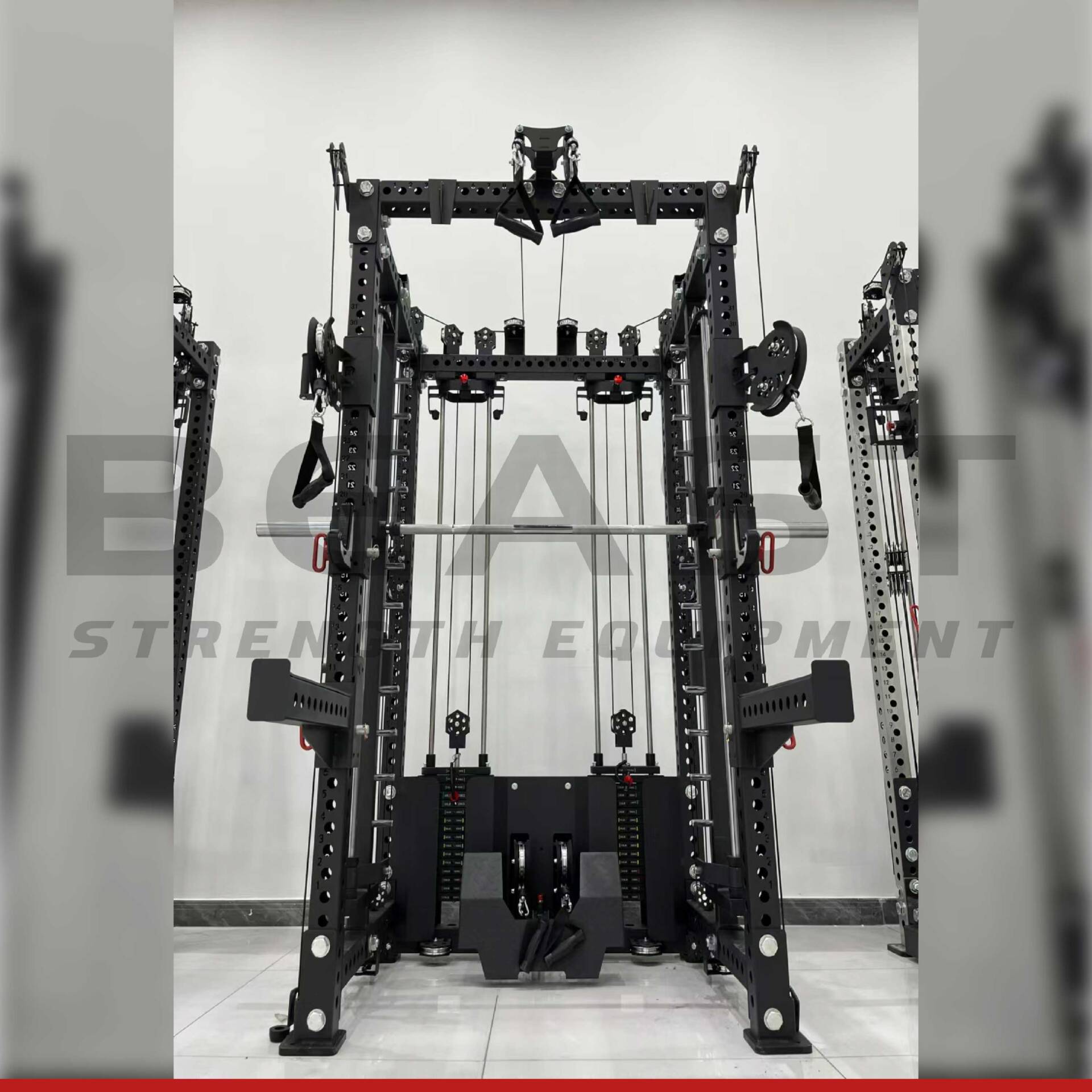 Giàn tạ đa năng Beast Dual Cable Smith Rack PR103 17 Giàn tạ đa năng Beast Dual Cable Smith Rack PR103