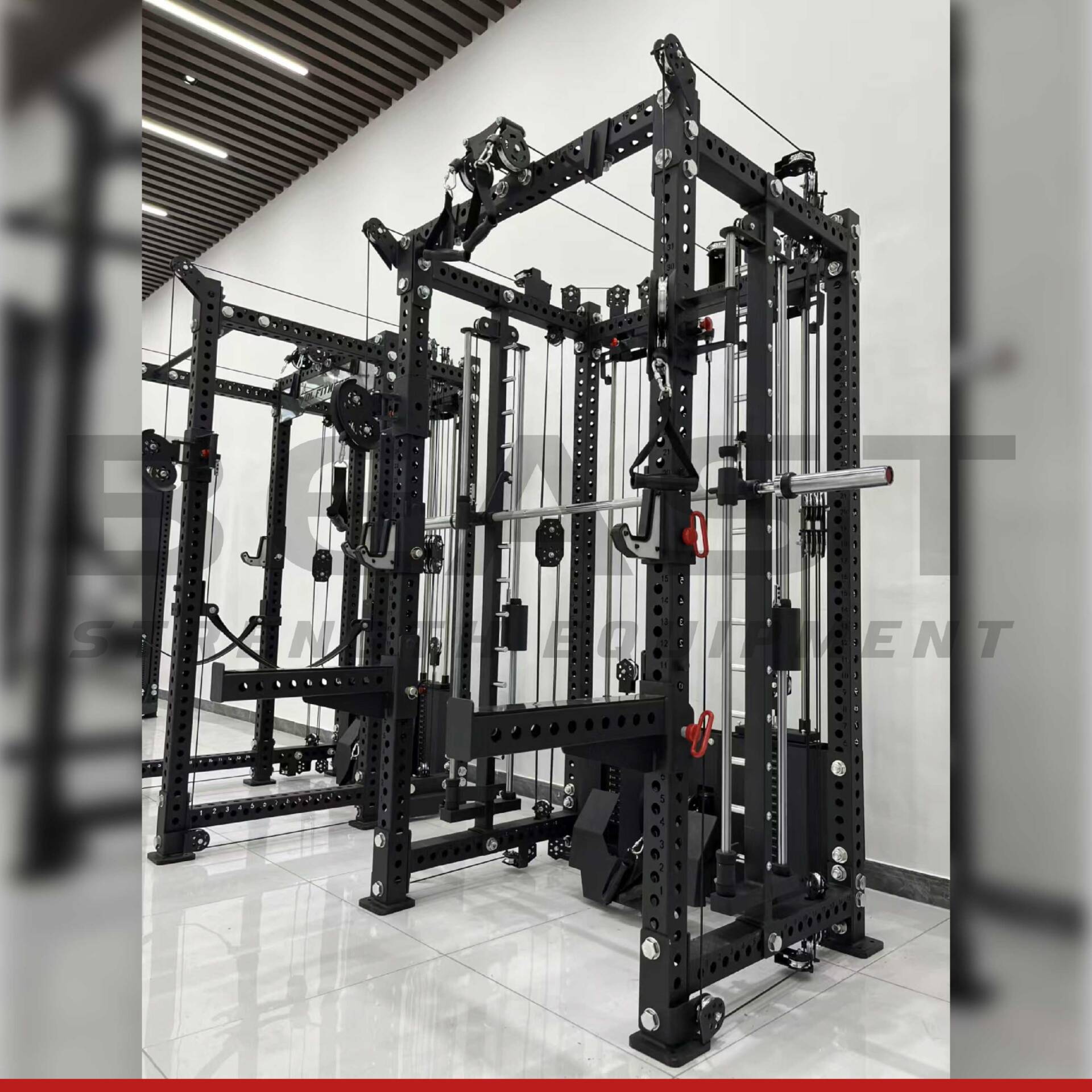 Giàn tạ đa năng Beast Dual Cable Smith Rack PR103