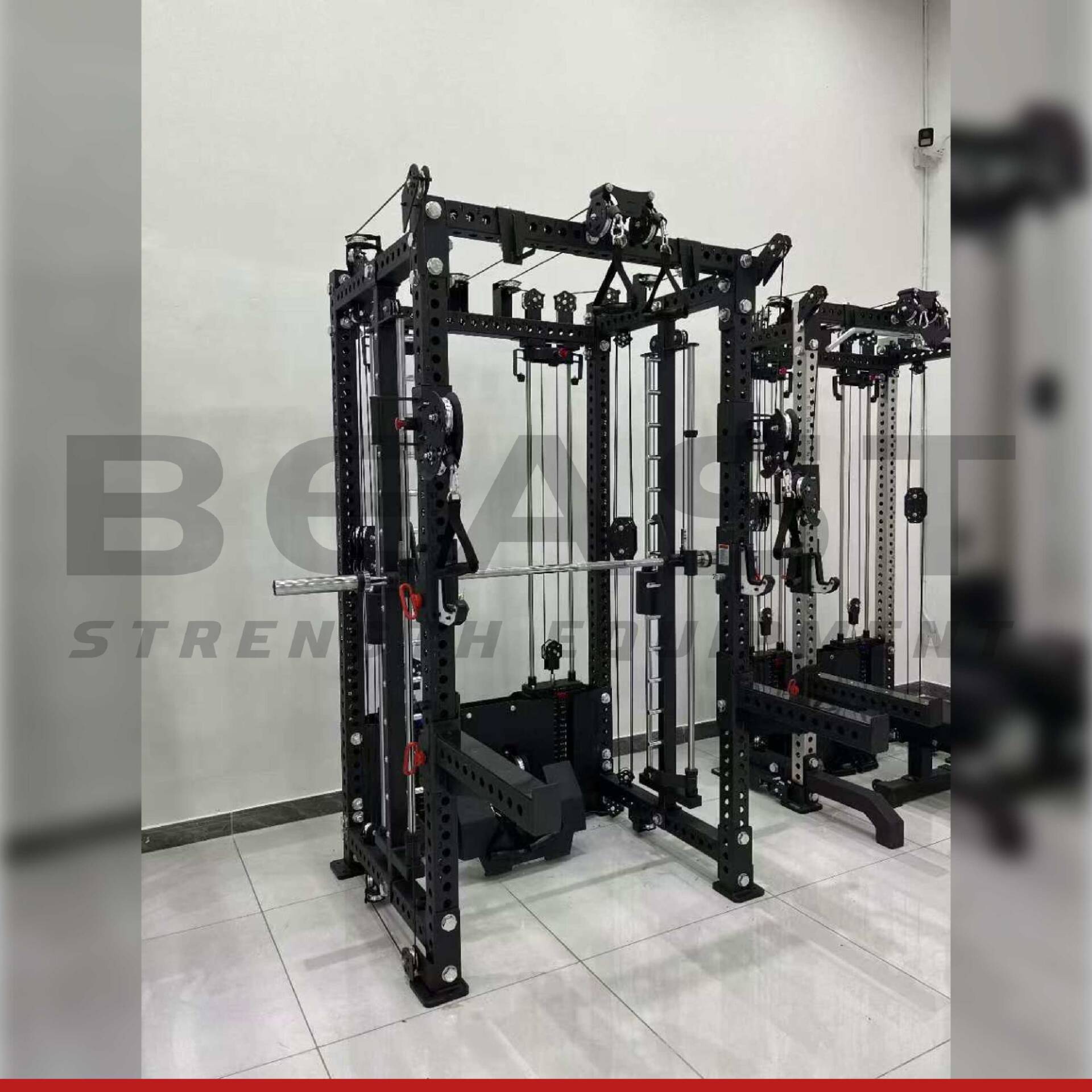 Giàn tạ đa năng Beast Dual Cable Smith Rack PR103