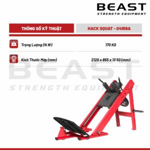 Máy tập chân Pure Kraft Hack Squat 7 Máy tập chân Pure Kraft Hack Squat