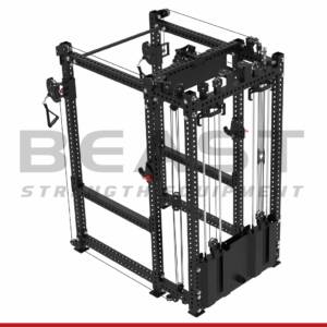 Giàn tạ đa năng Beast Dual Cable Power Rack PR102 5 Khung gánh tạ Power Rack