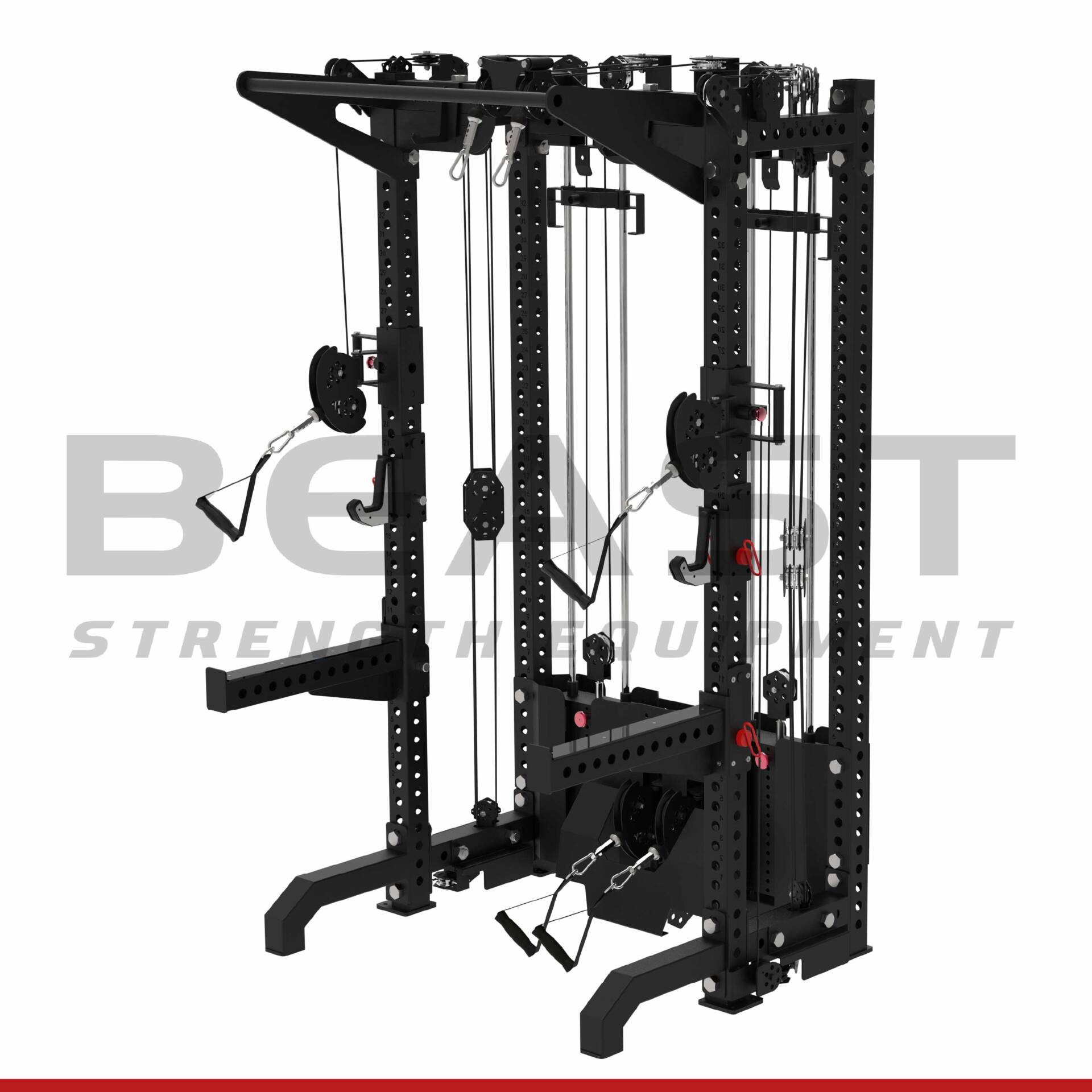 Giàn tạ đa năng Beast Dual Cable Half Rack PR100