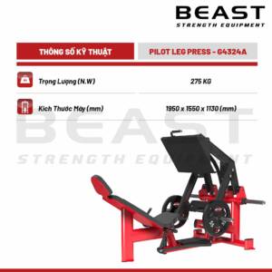 Máy tập chân Pure Kraft Pivot Leg Press 7 Máy tập chân Pure Kraft Pivot Leg Press