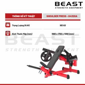 Máy đẩy vai Pure Kraft Shoulder Press 7 Máy đẩy vai Pure Kraft Shoulder Press