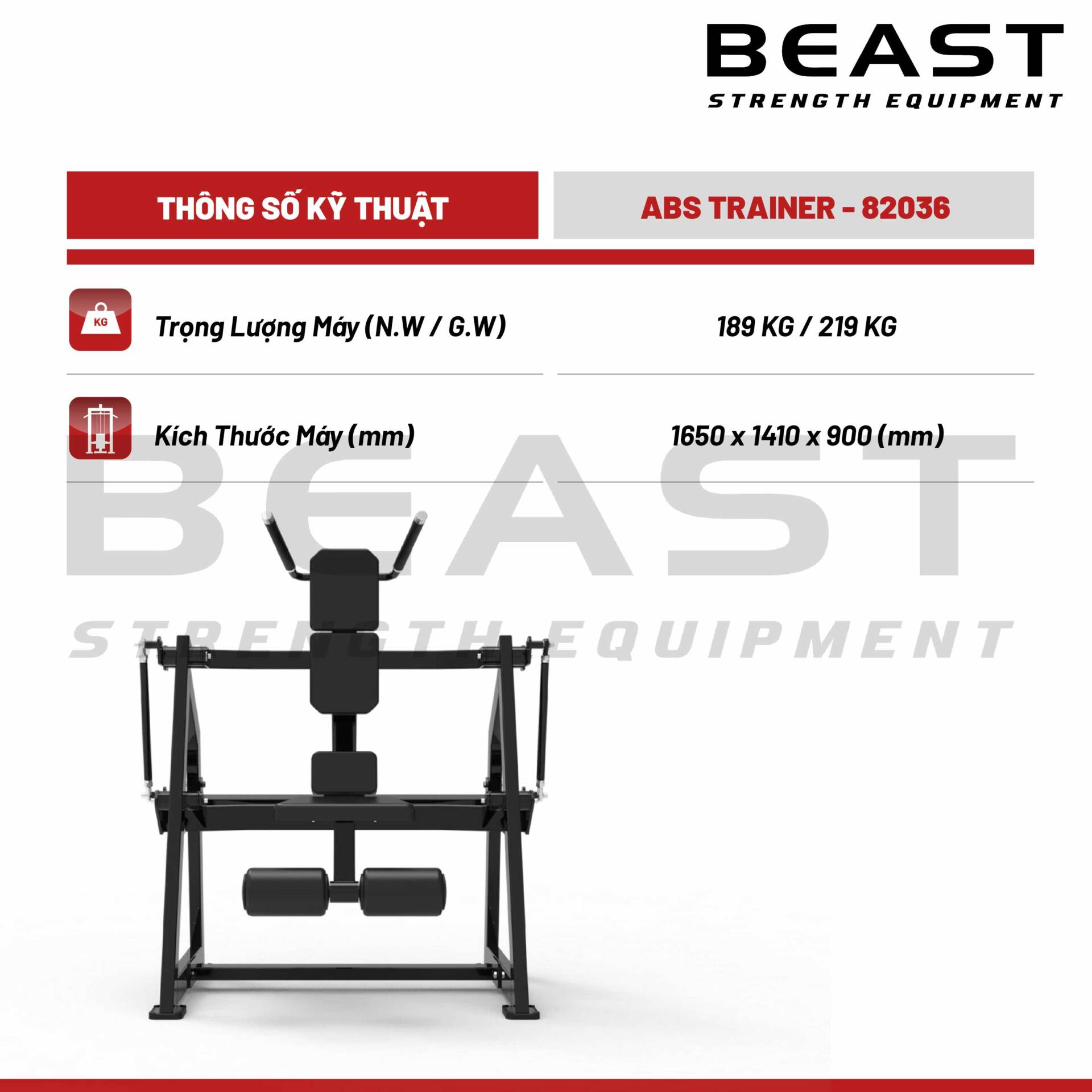 Máy tập bụng Beast Abs Trainer 5 Máy tập bụng Beast Abs Trainer