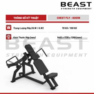 Máy ép ngực Beast Chest Fly