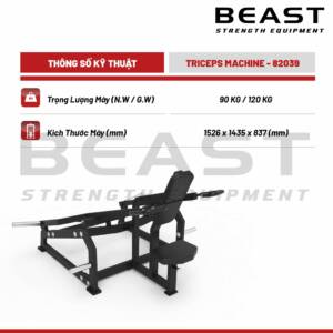 Máy tập tay sau Beast Triceps Machine