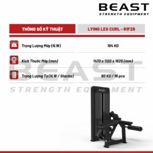 Máy nằm cuộn chân Beast Lying Leg Curl
