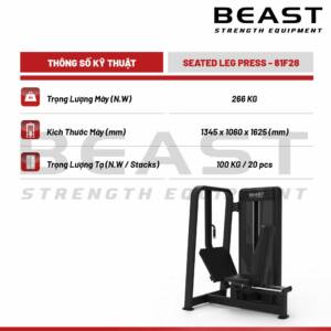 Máy đạp đùi Beast Seated Leg Press