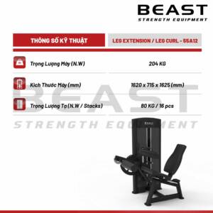 Máy đá và cuộn chân Beast Leg Extension And Curl