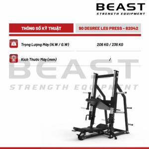 Máy tập chân Beast 90 Degree Leg Press