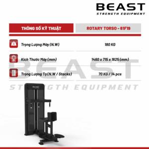 Máy tập bụng Beast Rotary Torso
