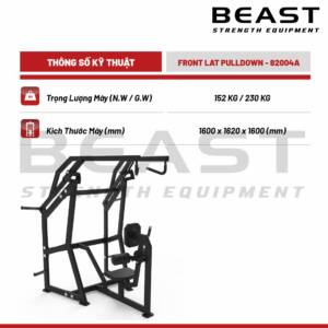 Máy kéo lưng Beast Front Lat Pulldown