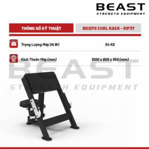 Ghế ngồi tập tay Beast Biceps Curl Rack