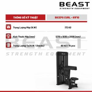 Máy tập bắp tay Beast Biceps Curl