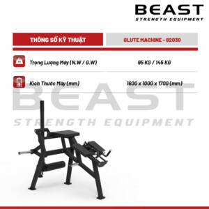 Máy tập mông Beast Glute Machine
