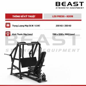 Máy tập chân Beast Leg Press
