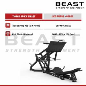 Máy đạp đùi Beast Leg Press